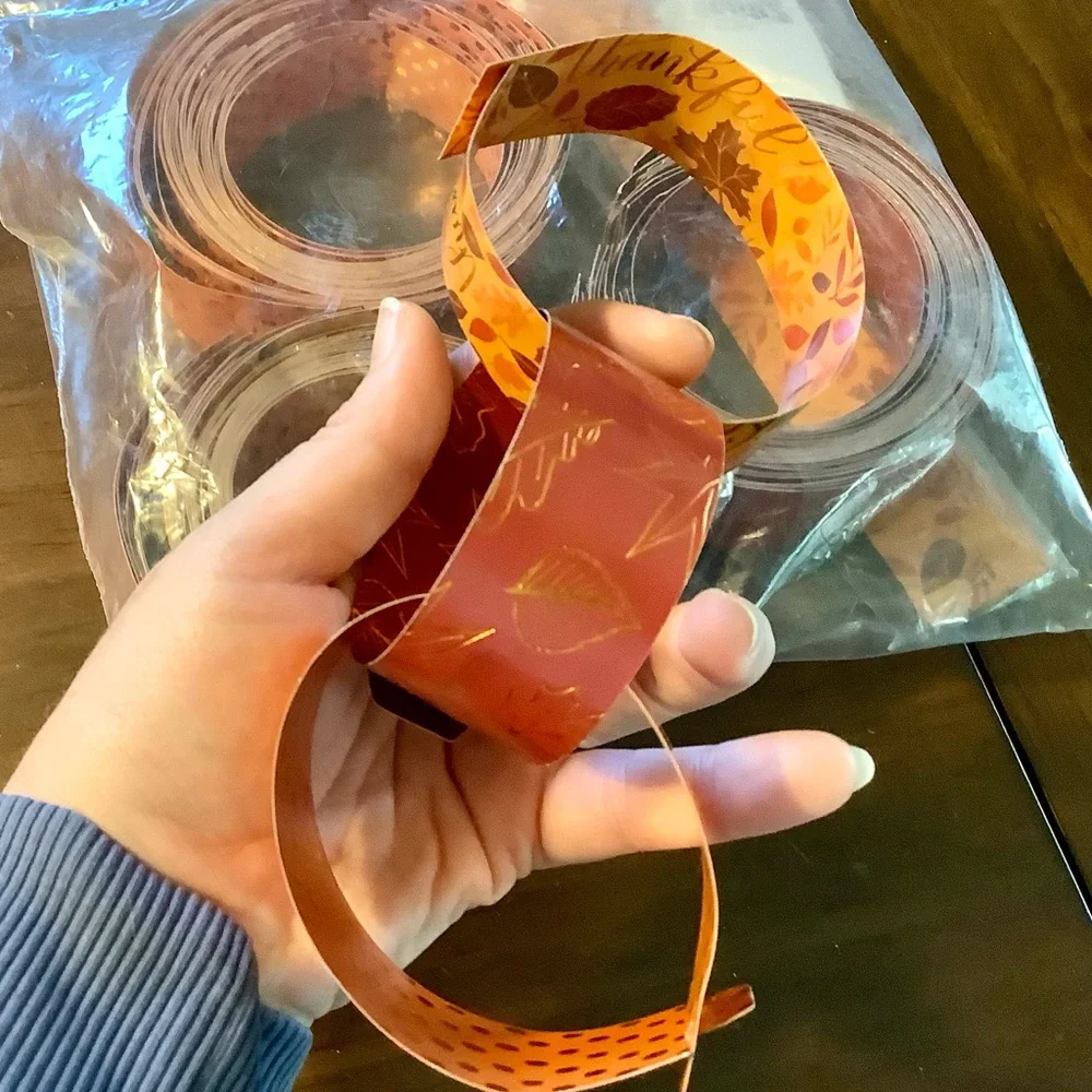 Fall Themed Paper Chains
